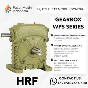 [EZM.1281062] GEAR BOX HRF WPS 120 WORM GEAR REDUCER RATIO 1:10-60/ GEARBOX WPS/ GEARBOX SPEED REDUCER WPS/ GEARBOX REDUCER/ WORM GEAR WPS/ GEARBOX WPS/ GEARBOX SPEED REDUCER/ GEARBOX REDUCER/ WORM GEAR WPS