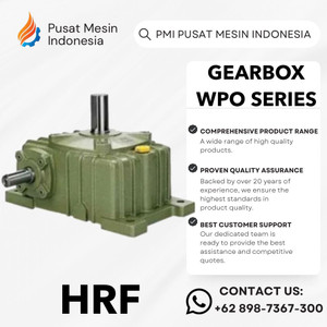 [EZM.1281065] GEAR BOX HRF WPO 250 WORM GEAR REDUCER RATIO 1:10-60/ GEARBOX WPO/ GEARBOX SPEED REDUCER WPO/ GEARBOX REDUCER/ WORM GEAR WPO/ GEARBOX WPO/ GEARBOX SPEED REDUCER/ GEARBOX REDUCER/ WORM GEAR WPO