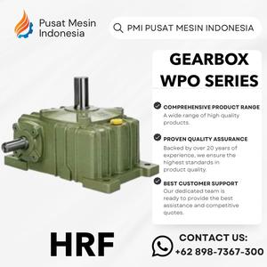[EZM.1281079] GEAR BOX HRF WPO 155 WORM GEAR REDUCER RATIO 1:10-60/ GEARBOX WPO/ GEARBOX SPEED REDUCER WPO/ GEARBOX REDUCER/ WORM GEAR WPO/ GEARBOX WPO/ GEARBOX SPEED REDUCER/ GEARBOX REDUCER/ WORM GEAR WPO