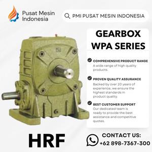 [EZM.1281084] GEAR BOX HRF WPA 250 WORM GEAR REDUCER RATIO 1:10-60/ GEARBOX WPA/ GEARBOX SPEED REDUCER WPA/ GEARBOX REDUCER/ WORM GEAR WPA/ GEARBOX WPA/ GEARBOX SPEED REDUCER/ GEARBOX REDUCER/ WORM GEAR WPA