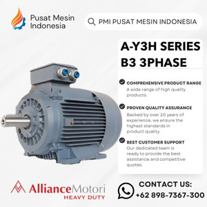 [EZM.1281418] ELEKTRO MOTOR ALLIANCE A-Y3H AY3H B3 4P 45KW 60HP 3PHASE 660V/ DINAMO ELECTRIC MOTOR/ ELEKTRO MOTOR ALLIANCE/ DINAMO ALLIANCE 3 PHASE/ ALLIANCE MOTORI DINAMO
