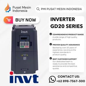 [EZM.1281663] INVT INVERTER GD20-075G-4 75KW / 380V / 3PHASE/ INVERTER INVT/ INVERTER GD20/ INVERTER/ INVERTER 1PHASE/ INVERTER 3 PHASE 150 A/ INVERTER INVT/ INVERTER GD20/ INVERTER/ INVERTER 3PHASE/ INVERTER 3 PHASE