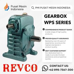 [EZM.1281685] GEAR BOX REVCO WPS 80 WORM GEAR REDUCER RATIO 1:10-60/ GEARBOX WPS/ GEARBOX SPEED REDUCER WPS/ GEARBOX REDUCER/ WORM GEAR WPS/ GEARBOX WPS/ GEARBOX SPEED REDUCER/ GEARBOX REDUCER/ WORM GEAR WPS