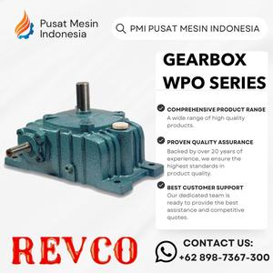 [EZM.1281693] GEAR BOX REVCO WPO 135 WORM GEAR REDUCER RATIO 1:10-60/ GEARBOX WPO/ GEARBOX SPEED REDUCER WPO/ GEARBOX REDUCER/ WORM GEAR WPO/ GEARBOX WPO/ GEARBOX SPEED REDUCER/ GEARBOX REDUCER/ WORM GEAR WPO