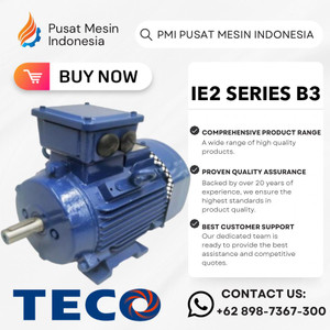 [EZM.1282031] ELEKTRO MOTOR TECO AEAV2S IE2 6P 15KW 20HP 3PHASE 380V B3/ DINAMO ELECTRIC MOTOR/ ELECTRO MOTOR 3 PHASE/ ELEKTRO MOTOR 3 PHASE 380V/ ELEKTRO MOTOR/ ELEKTRO TECO/ ELEKTROMOTOR/ ELEKTROMOTOR 3 PHASE