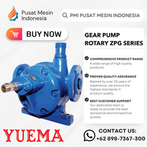 [EZM.1282479] YUEMA ROTARY GEAR PUMPS ( GLAND PACKING ) TYPE ZPG-9 SUCTION 100 mm DISCH. 100 mm POMPA CAIRAN KENTAL/ GEAR PUMP OLI/ GEAR PUMP OLI ROTOR/ POMPA TRANSFER SOLAR/ POMPA TRANSFER OLI CAIRAN PANAS/ GEAR PUMP STAINLESS CAIRAN/ GEAR PUMP