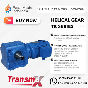 [EZM.1282666] HELICAL GEAR MOTOR TRANSMAX TK 97 YDT160L4 15KW / 20HP GEAR BOX TRANSMAX/ GEARBOX DINAMO/ GEAR BOX DINAMO/ HELICAL GEAR MOTOR