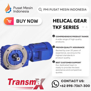 [EZM.1282783] HELICAL GEAR MOTOR TRANSMAX FLANGE TKF 97 YDA132M4 7.5KW / 10HP GEAR BOX TRANSMAX/ GEARBOX DINAMO/ GEAR BOX DINAMO/ HELICAL GEAR MOTOR