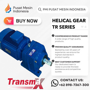 [EZM.1282912] HELICAL GEAR MOTOR TRANSMAX TR 107 YDT160M4 11KW / 15HP GEAR BOX TRANSMAX/ GEARBOX DINAMO/ GEAR BOX DINAMO/ HELICAL GEAR MOTOR