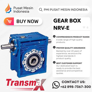 [EZM.1283221] GEARBOX WORM GEAR TRANSMAX NRV-E 150 RATIO 1:7.5 - 1:100 GEAR BOX/ GEAR BOX WORM GEAR/ GEARBOX SPEED REDUCER/ GEARBOX REDUCER