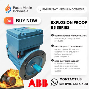 [EZM.1283257] ELEKTRO MOTOR ABB EXPLOSION PROOF ELECTRIC MOTOR 2P 3KW M2JAX  100 L2A 3PHASE 220/380V B5/ ELEKTRO MOTOR/ EXPLOSION PROOF MOTOR/ MOTOR EXPLOSION PROOF/ ELECTRO MOTOR EXPLOSION PROOF/ DINAMO ELECTRIC MOTOR