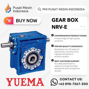[EZM.1283455] YUEMA GEAR BOX WORM NRV E 90 RATIO 10-100/ GEAR BOX REDUCER/ GEAR BOX REDUCER NMRV/ GEAR BOX REDUCER WORM
