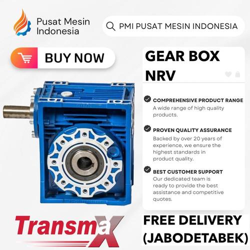 [EZM.1283484] GEAR BOX TRANSMAX WORM GEAR NRV 150 RATIO 1:7.5 - 1:100/ GEAR BOX REDUCER/ GEAR BOX REDUCER NMRV/ GEAR BOX REDUCER WORM