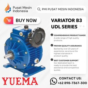 [EZM.1283508] VARIATOR SPEED YUEMA UDL 1.1 KW B3 VARIATOR ADJUSTER/ VARIATOR ADJUSTER/ VARIATOR BOX