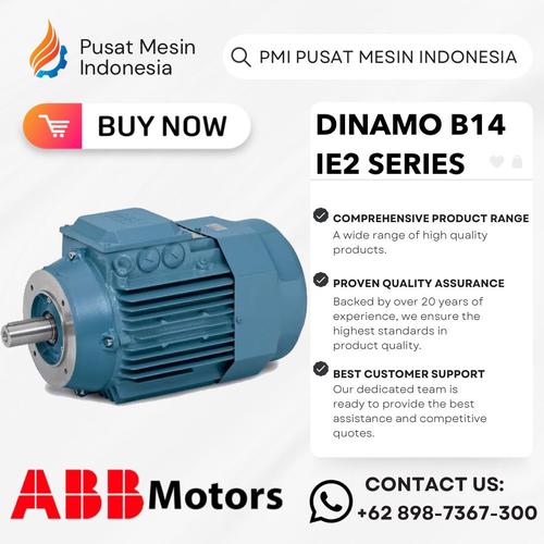 [EZM.1283783] ELEKTRO MOTOR ABB M2BA 90 IE2 2P B14 2,2KW 3HP 220/340V/ DINAMO ELECTRIC MOTOR/ ELECTRO MOTOR 3 PHASE/ ELEKTRO MOTOR 3 PHASE 380V/ ELEKTRO MOTOR/ DINAMO FLANGE IE2