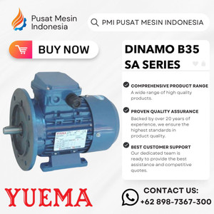 [EZM.1283899] ELEKTRO MOTOR YUEMA SA 8P 7,5KW 10HP 3PHASE 380V B35/ DINAMO ELECTRIC MOTOR/ ELECTRO MOTOR 3 PHASE/ ELEKTRO MOTOR 3 PHASE 380V/ ELEKTRO MOTOR