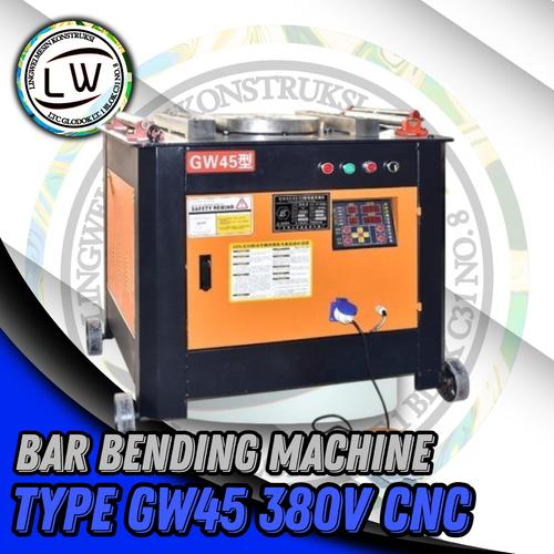 [EZM.1290011] MESIN BENDING BESI BAJA / PEMBENGKOK BESI / BAR BENDER GW45 CNC