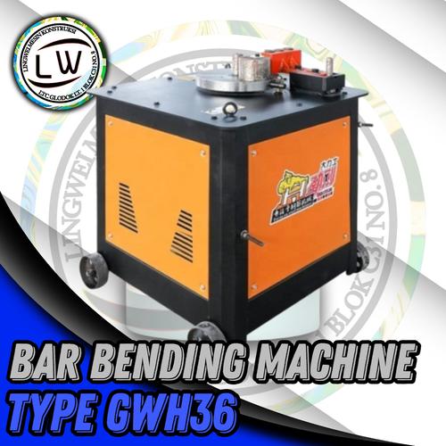 [EZM.1290023] MESIN BENDING BESI GWH 36 / MESIN PEMBENGKOK BESI / BAR BENDER GWH 36
