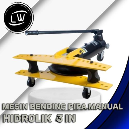 [EZM.1290049] MESIN BENDING PIPA MANUAL 3 INCHI / MESIN PEMBENGKOK PIPA HIDROLIK MANUAL 3 INCHI