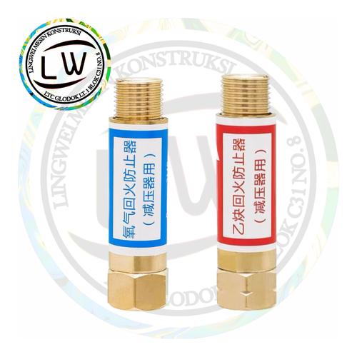 [EZM.1290058] FLASHBACK ARRESTOR REGULATOR OXYGEN ACETYLENE FLASH BACK OXY ACE LPG - ACETYLENE