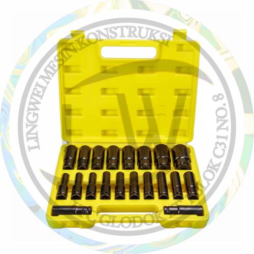 [EZM.1290076] 32PCS MATA SOCK PANJANG IMPACT 1/2 8-32MM / 32PCS IMPACT SOCKET SET 1/2 8-32MM