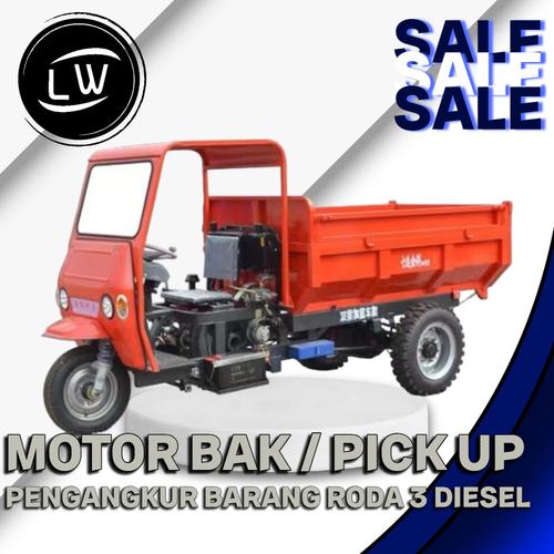 [EZM.1290174] MOTOR BAK DIESEL / PICK UP PENGANGKUT BARANG RODA 3 DIESEL