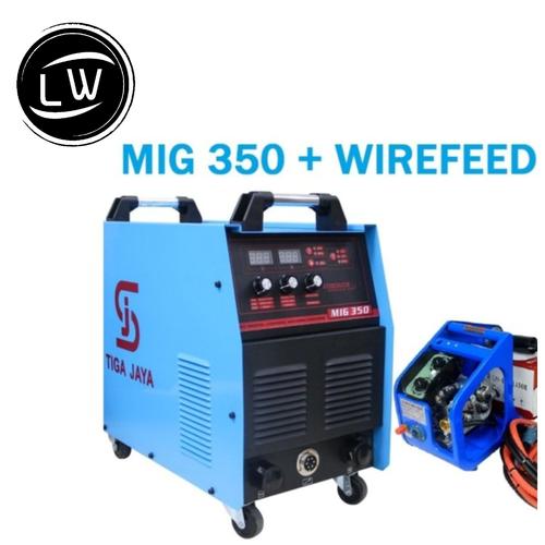 [EZM.1290228] MESIN WELDING TRAFO LAS MMA & MIG 350 CO2 + WIRE FREEDER - TIGA JAYA
