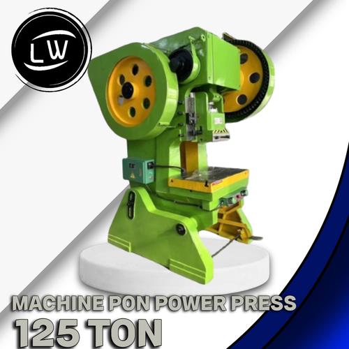 [EZM.1290311] MESIN POWER PRESS MACHINE PON POWER PRESS LOGAM PLAT BESI BAJA 125TON