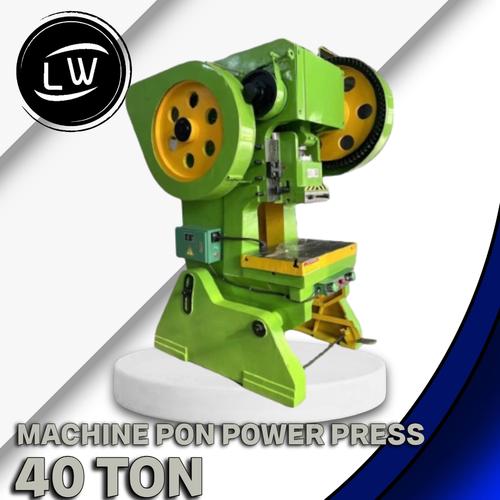 [EZM.1290315] MESIN POWER PRESS / MACHINE PON POWER PRESS LOGAM PLAT BESI BAJA 40TON