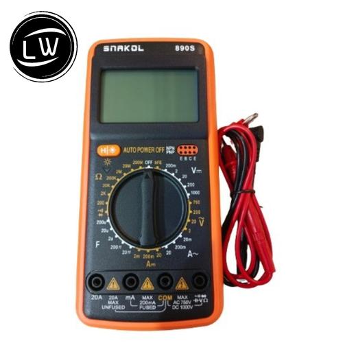 [EZM.1290352] MULTITESTER AVOMETER DIGITAL ACDC MULTIMETER UNI-T TYPE 890S