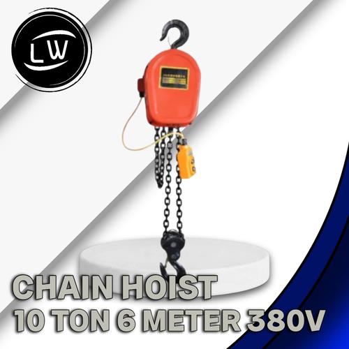 [EZM.1290433] ELECTRIC CHAIN HOIST 10 TON 6 METER 3 PHASE / CHAIN BLOCK ELEKTRIK 10 TON 6 METER 3 PHASE