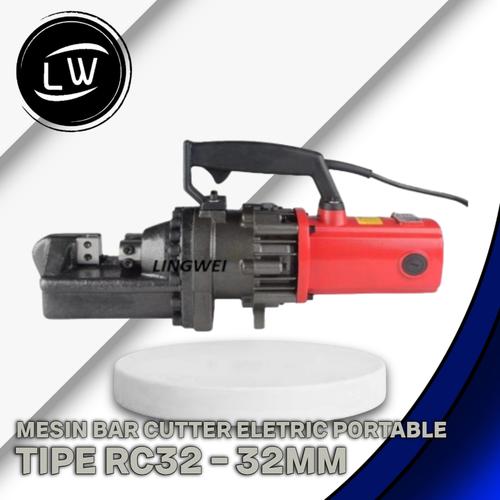 [EZM.1290514] MESIN BAR CUTTER ELEKTRIK 32MM / MESIN PEMOTONG BESI PORTABLE RC32