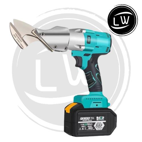 [EZM.1290526] GUNTING IMPACT CORDLESS PEMOTONG LEMBARAN LOGAM LISTRIK 21V PORTABLE