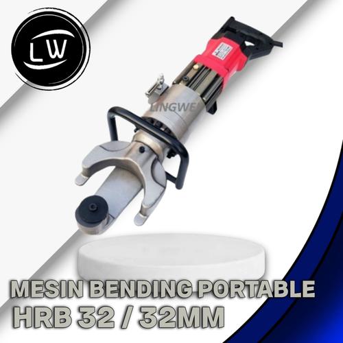 [EZM.1290548] MESIN BENDING BESI 32 MM / MESIN PEMBENGKOK BESI PORTABLE HRB 32