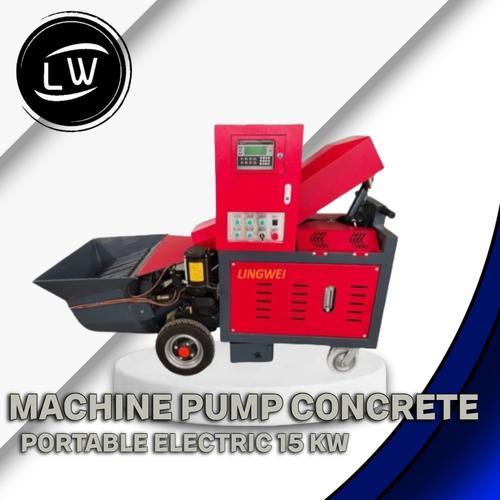 [EZM.1290635] MESIN POMPA KODOK / MACHINE PUMP CONCRETE PORTABLE ELEKTRIK 15KW