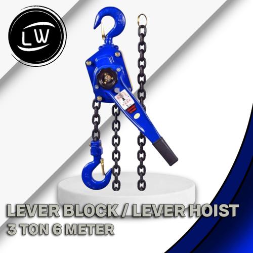 [EZM.1290637] LEVER BLOCK 3 TON 6 METER / LEVER CHAIN 3 TON 6 METER / LEVER HOIST 3 TON 6 METER / KOTREK RANTAI 3 TON 6 METER
