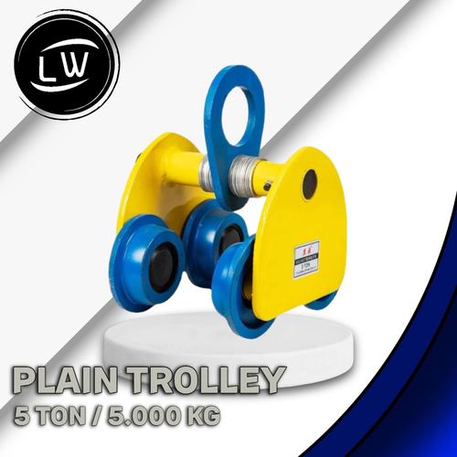 [EZM.1290733] PLAIN TROLLEY 5 TON / MANUAL TROLI 5 TON 5000 KG