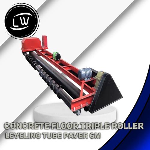 [EZM.1290748] CONCRETE FLOOR TRIPLE ROLLER LEVELING TUBE PAVER 6M