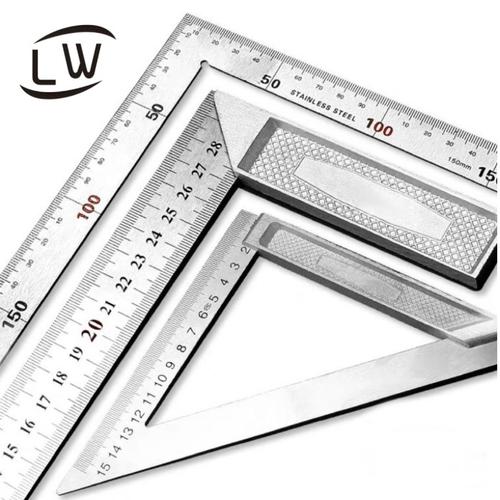 [EZM.1290753] PENGGARIS SIKU BESI TUKANG / TRIANGLE RULER - 300mm