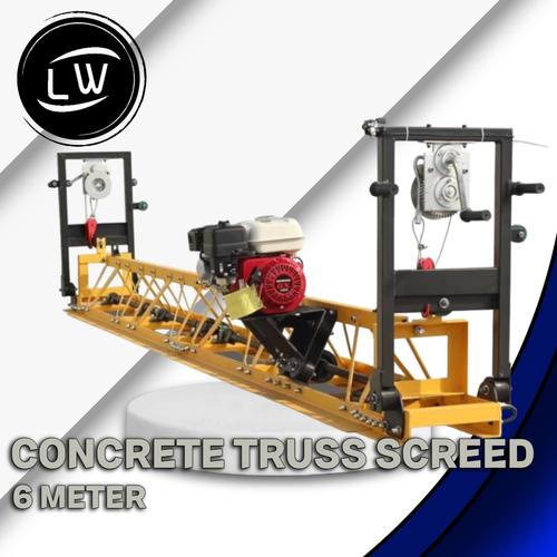 [EZM.1290766] MESIN PERATA SEMEN COR BETON CONCRETE TRUSS SCREED GASOLINE 6M