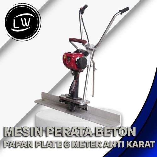 [EZM.1290800] MESIN PERATA SEMEN CORAN BETON CONCRETER PLAT 6M - ANTI KARAT
