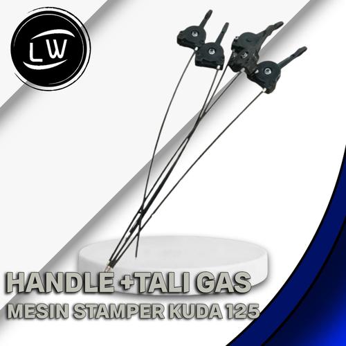 [EZM.1290816] HANDLE + TALI GAS UNTUK MESIN STAMPER KUDA 125