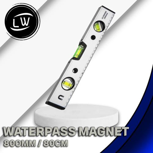 [EZM.1290825] WATERPASS MAGNET ALUMUNIUM 40" 800MM / WATER PASS MAGNET LEVEL 40" 800MM