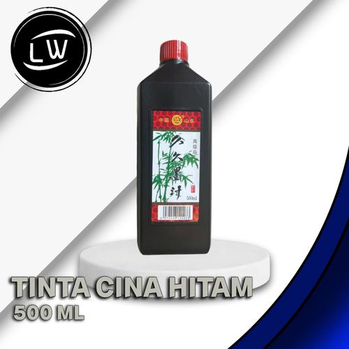[EZM.1290840] TINTA CINA / TINTA KALIGRAFI / BLAK CHINESE INK - 500ML
