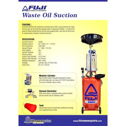 [EZM.1300022] ALAT SEDOT OLI MOBIL FUJI 2 IN 1 + WADAH BAUT [VOUCHER MESIN]