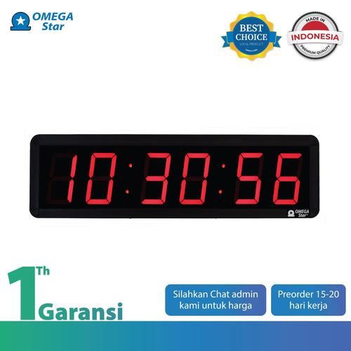 [EZO.9800022] JAM DIGITAL SEGMENT 10 INCH 6 DIGIT BESAR - OMEGA STAR