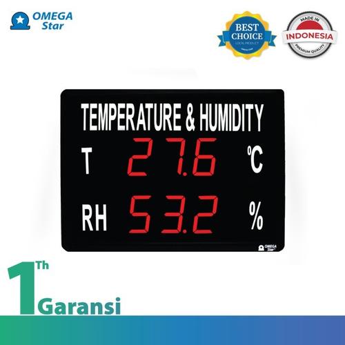 [EZO.9800039] LED Display Thermometer Hygrometer Industrial - Omega Star
