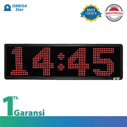 [EZO.9800042] JAM DIGITAL OUTDOOR GEDUNG / BUILDING 6 INCH 4 DIGIT - OMEGA STAR