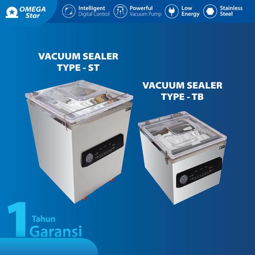 [EZO.9800043] Mesin Vakum / Vacuum Sealer Machine Pack Packaging Makanan Omega Star