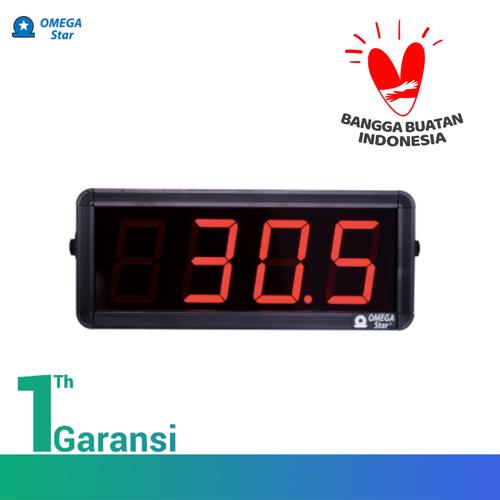 [EZO.9800052] Temperature Display Type PT.100 ukuran 4inch - Omega Star